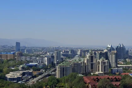 City skyline and digital infrastructure in Central Asia - The Yandex Lesson: Central Asia Wants Its Data at Home