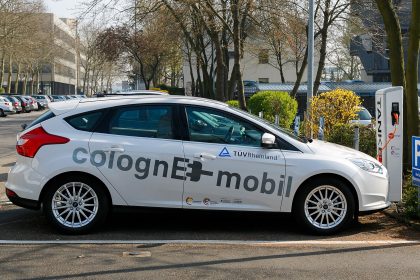Cologne Germany Electric-Car-Charging-Point-at-TUV-Rheinland-01